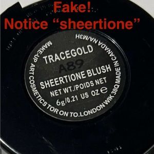 BEWARE FAKE MAC BLUSHES- don’t buy